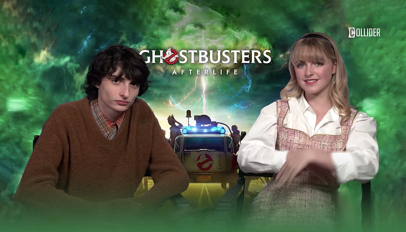 Finn Wolfhard and McKenna Grace Ghostbusters interview