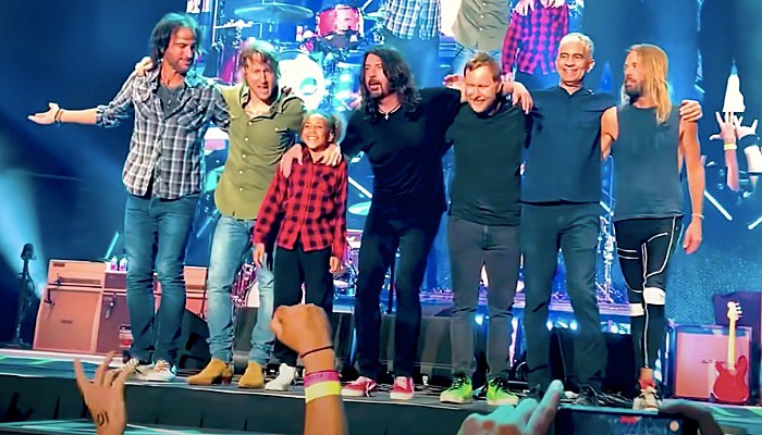 Dave Grohl with Nandi Bushell