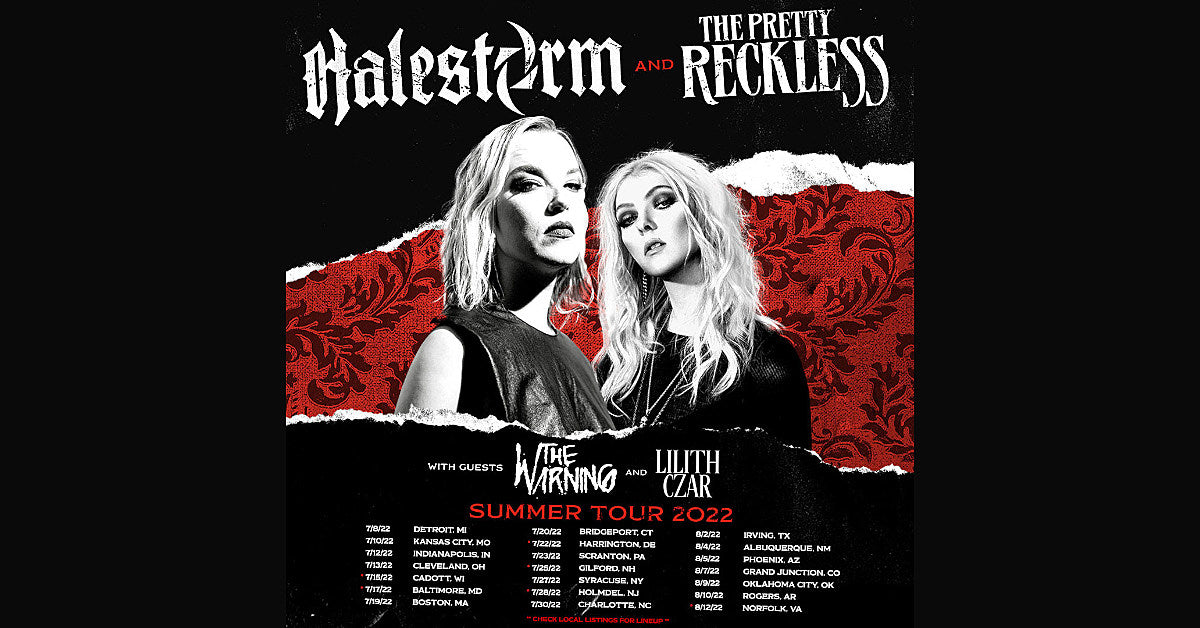 halestorm pretty reckless tour