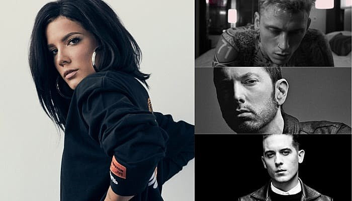 Halsey, Machine Gun Kelly, Eminem, G-Eazy