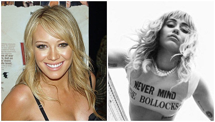 hilary duff miley cyrus