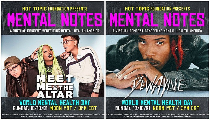 Hot Topic Mental Notes stream