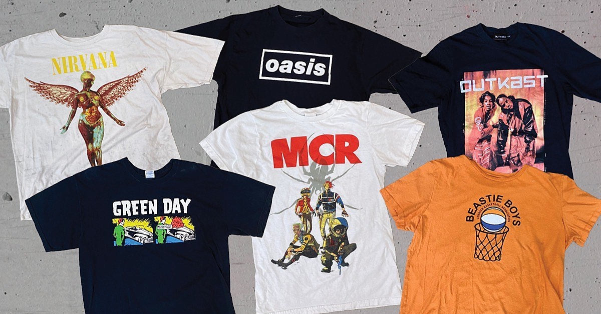 vintage band shirts