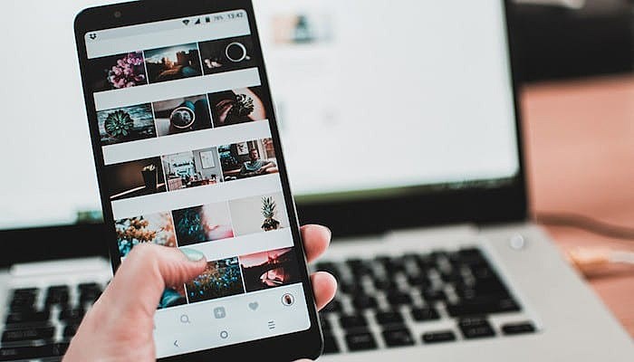Instagram stock photo