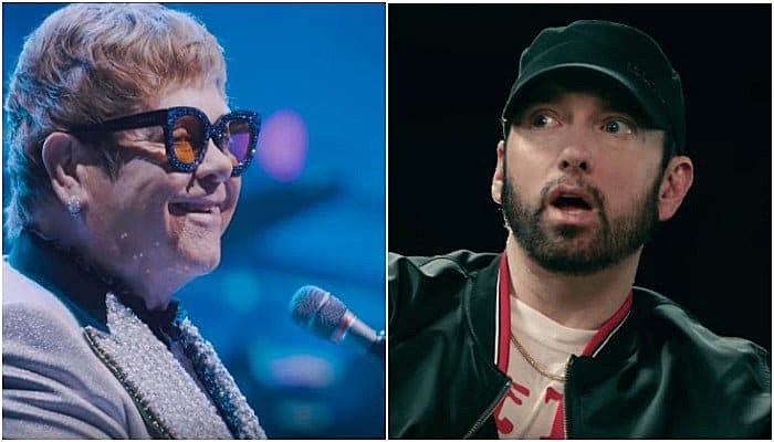 Elton John accepts Eminem’s apology for using homophobic slur