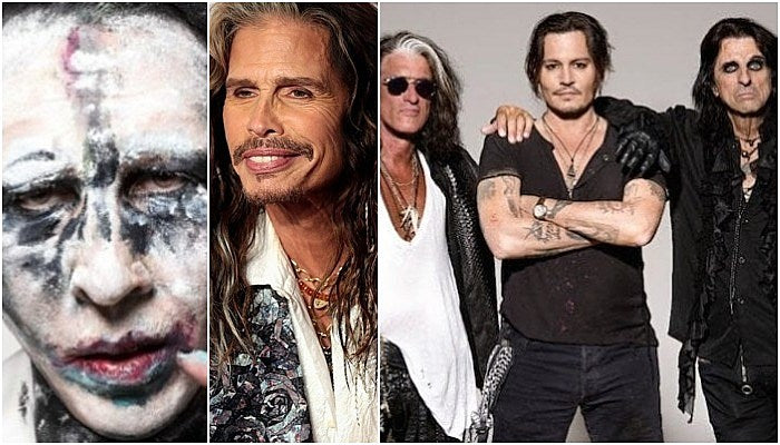 Marilyn Manson, Steven Tyler, Hollywood Vampires