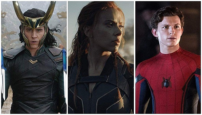 marvel phase 4 loki black widow spider man