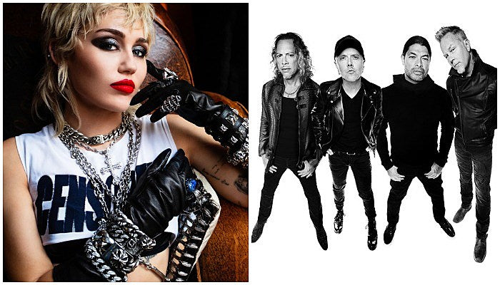 miley cyrus metallica nothing else matters