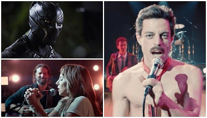 oscars 2019 black panther a star is born bohemian rhapsody