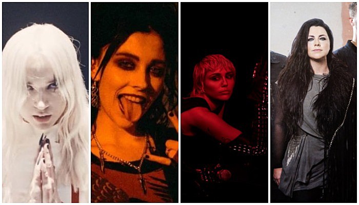 Poppy Pale Waves Miley Cyrus Evanescence
