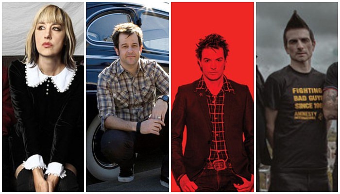 The Muffs, No Use For A Name, The Living End, Anti-Flag