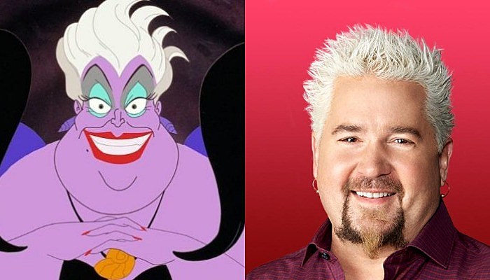 the little mermaid guy fieri