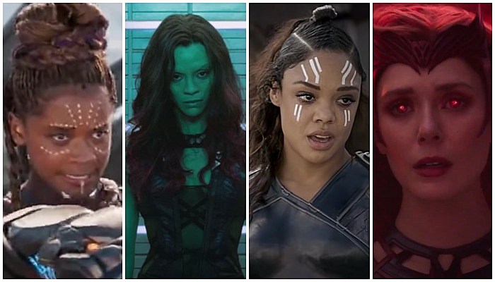 marvel women superheroes, shuri, gamora, Valkyrie, scarlet withc, wandavision