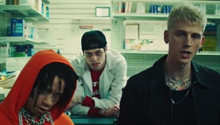 machine gun kelly candy video pete davidson trippie redd