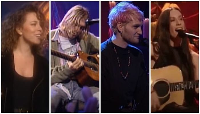 1990s 'MTV Unplugged' performances 90s live sets acoustic