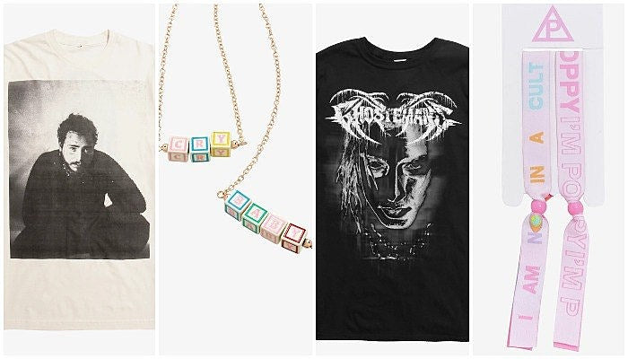 post malone melanie martinez ghostemane poppy alt pop merch