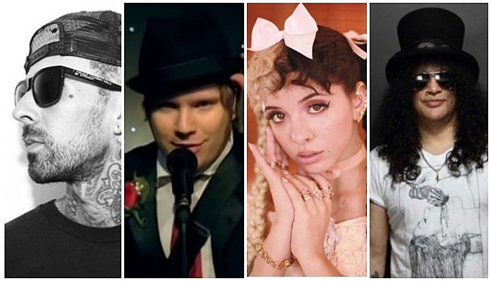 food fan art, travis barker, patrick stump, melanie martinez, slash