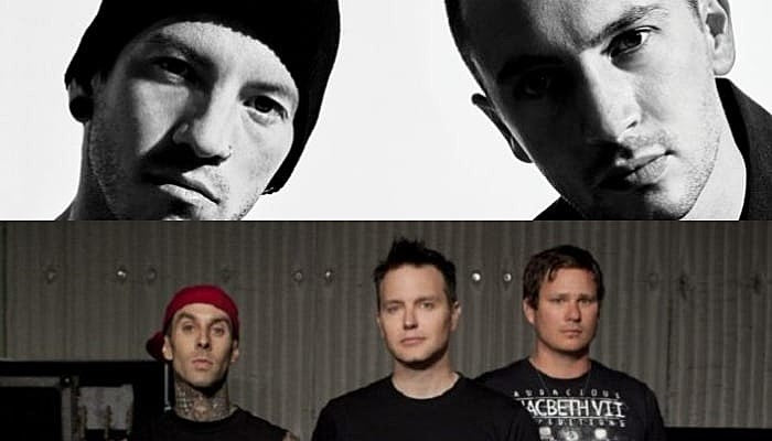 twenty one pilots, blink 182