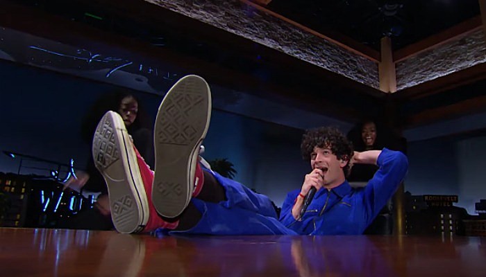 the 1975 matty healy late late show