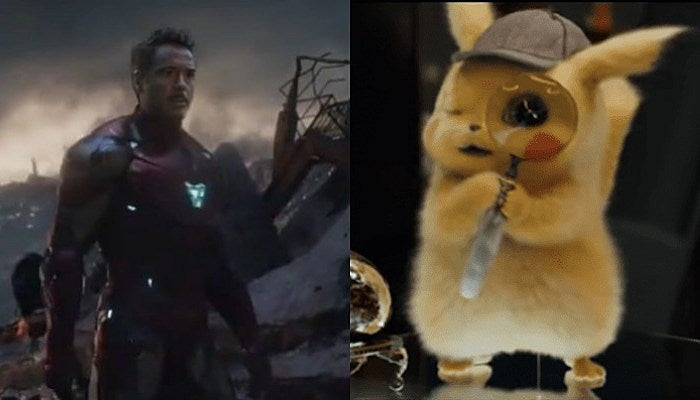 detective pikachu avengers endgame