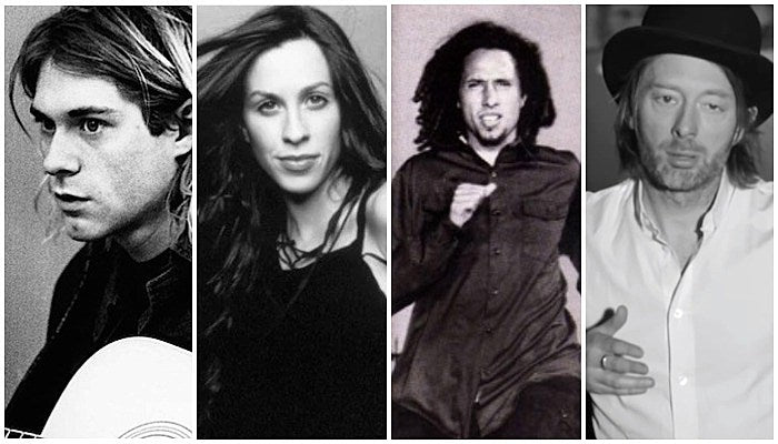 90s zodian sign kurt cobain alanis morissette rage against the machine radiohead