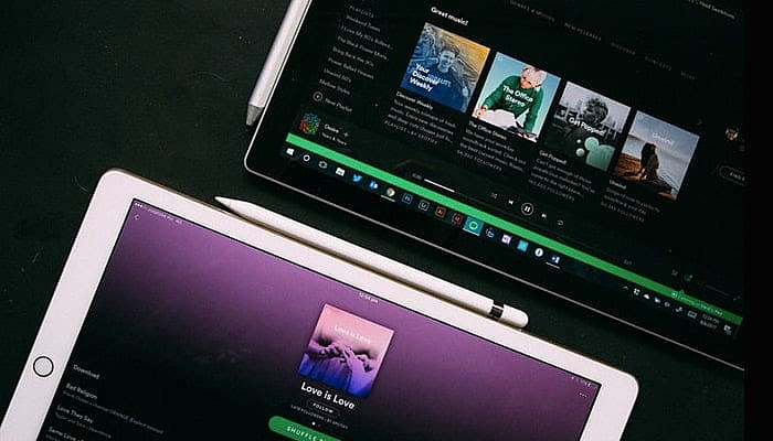 Spotify on Apple iPad