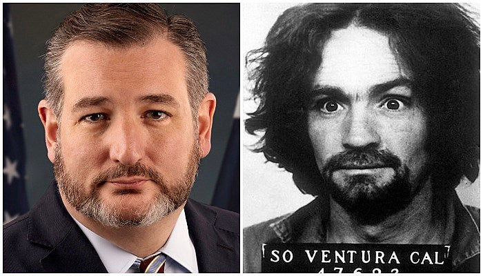 ted cruz charles manson