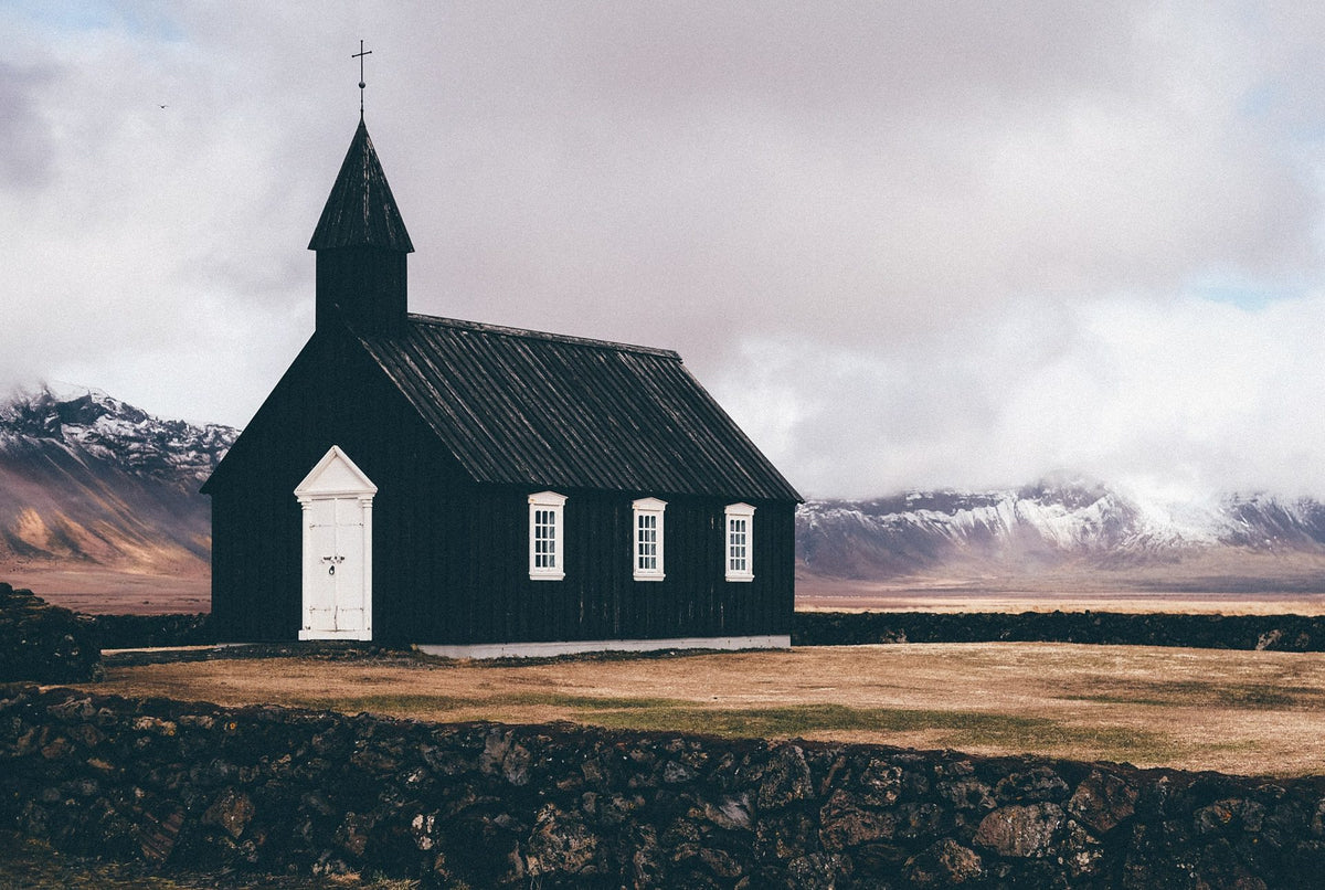 This is not actually The Satanic Temple, but it is a goth-looking church
