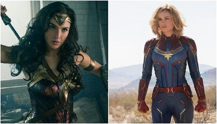 Captain Marvel and Wonder Woman