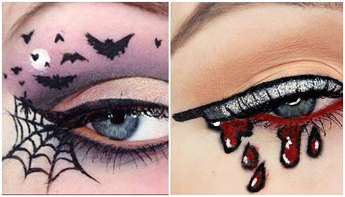 halloween eyeliner
