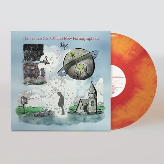 THE NEW PORNOGRAPHERS 'THE FORMER SITE OF' LP (Orange & Red Marble Vinyl)