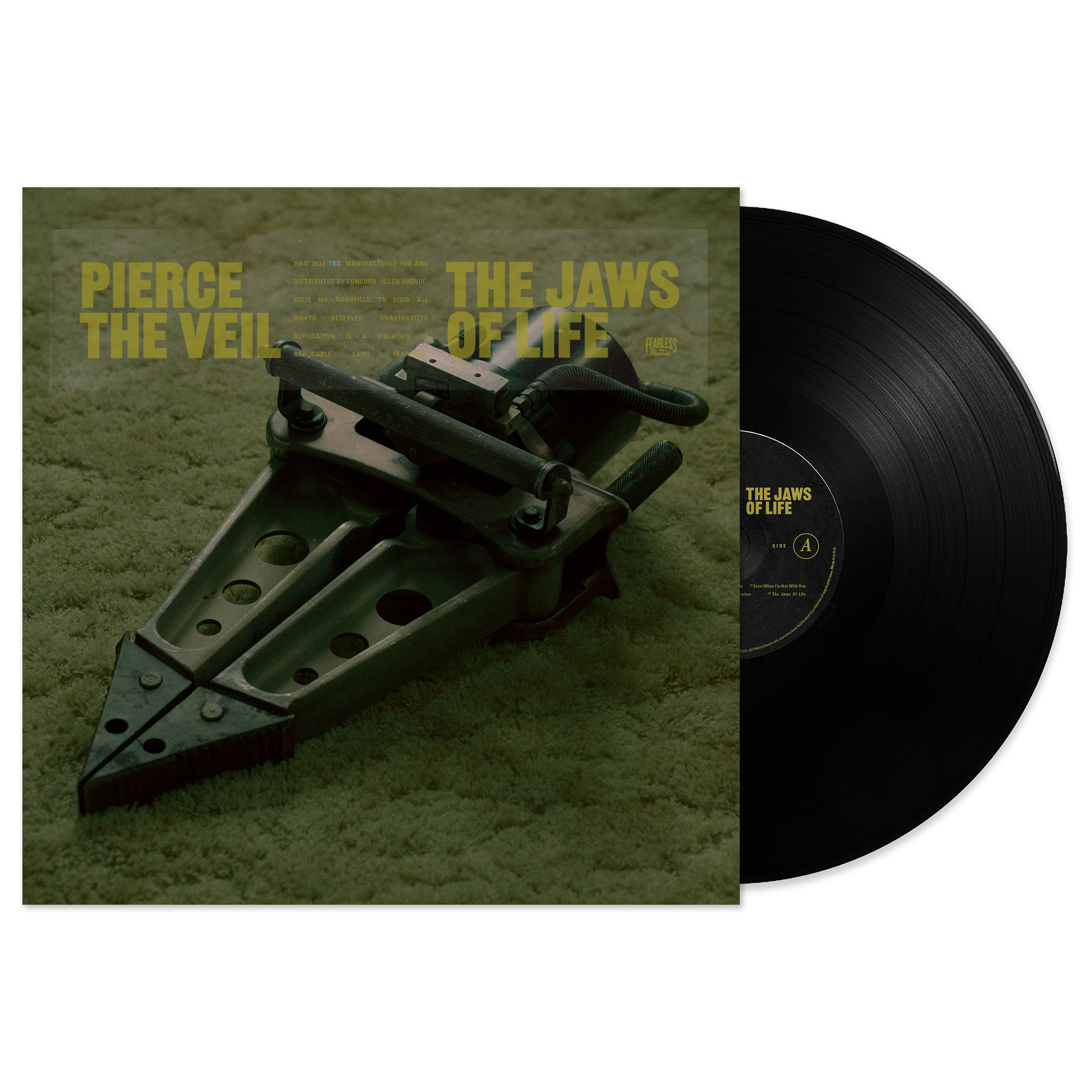 PIERCE THE VEIL 'THE JAWS OF LIFE' (Black Vinyl)