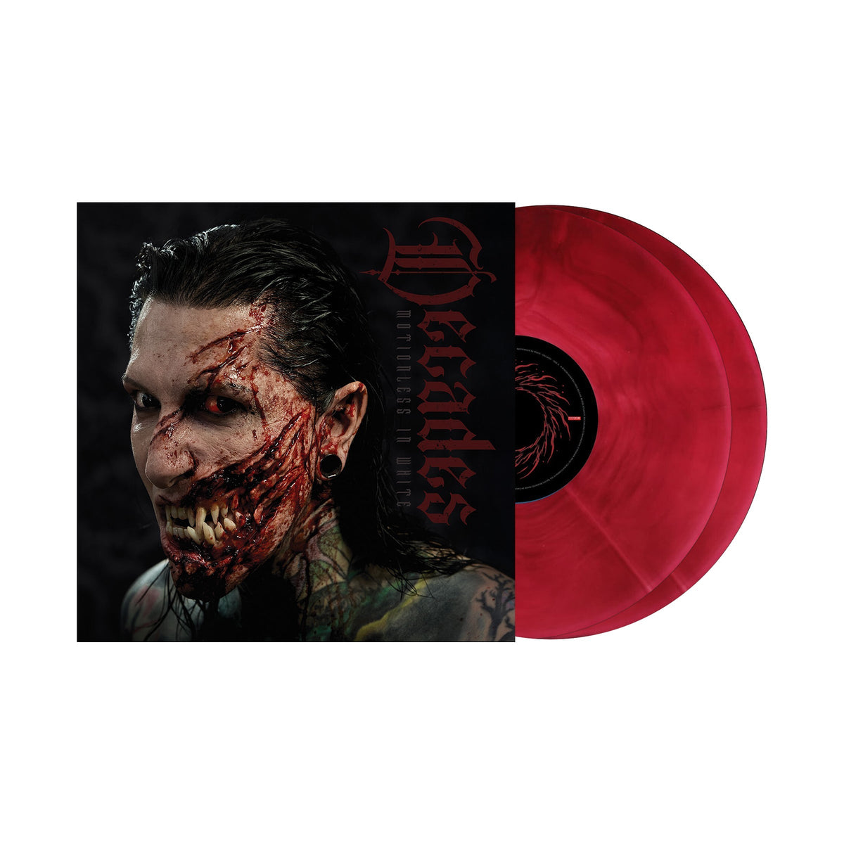 MOTIONLESS IN WHITE'DECADES' 2LP (Black, Ruby and Tan Galaxy Vinyl)