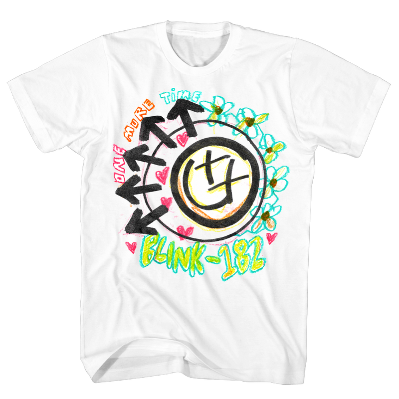 BLINK 182 "WHITE CRAYON" T-SHIRT