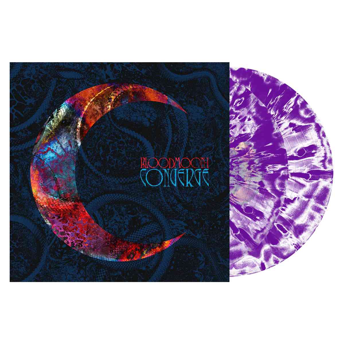 CONVERGE'BLOODMOON' 2LP (Limited Edition ' Only 500 Made, Clear Neon Violet Cloudy Vinyl)