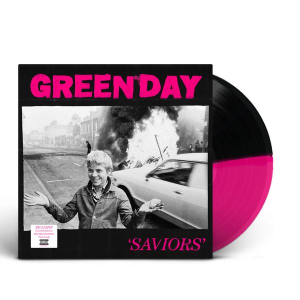 GREEN DAY 'SAVIORS' LP (Pink & Black Vinyl)