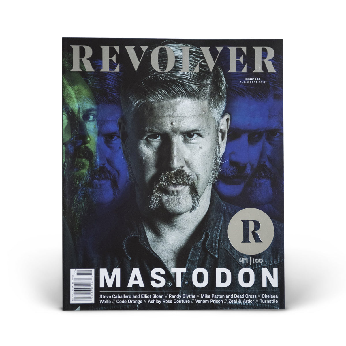 REVOLVER SILVER COLLECTOR'S EDITION RELAUNCH ISSUE  FEATURING MASTODON BILL KELLIHER COVER