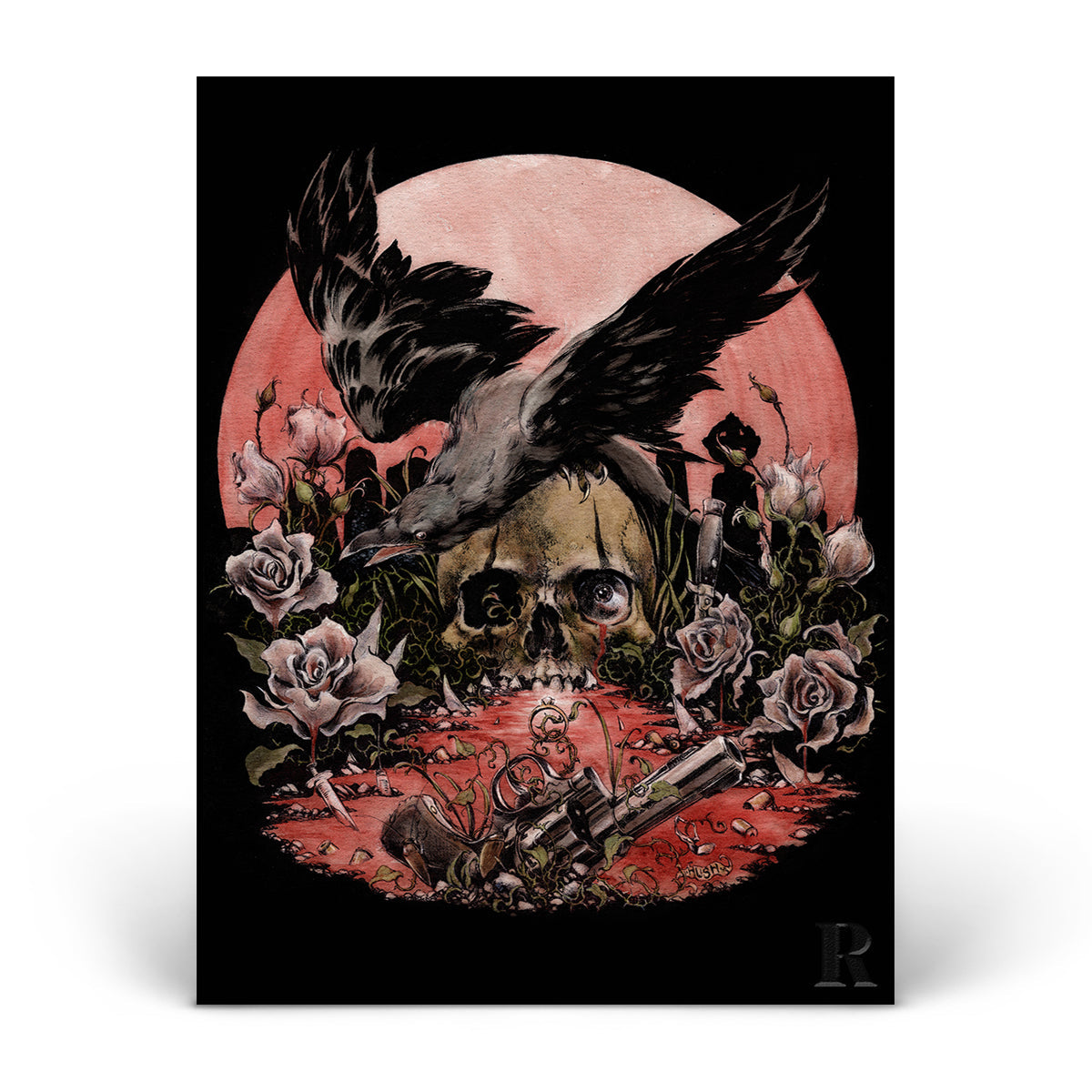'THE CROW'-INSPIRED ART PRINT ' ONLY 250 AVAILABLE!