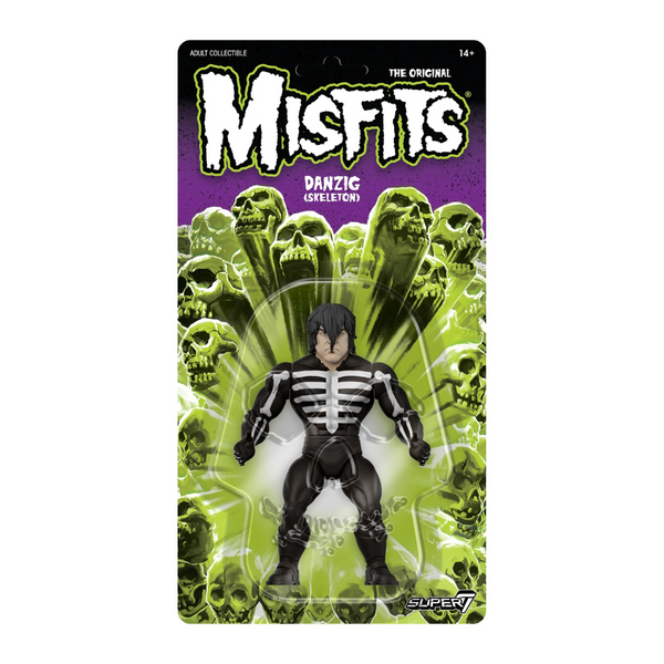 MISFITS DANZIG SKELETON SHIRT VINTAGE REACTION FIGURE WAVE 1