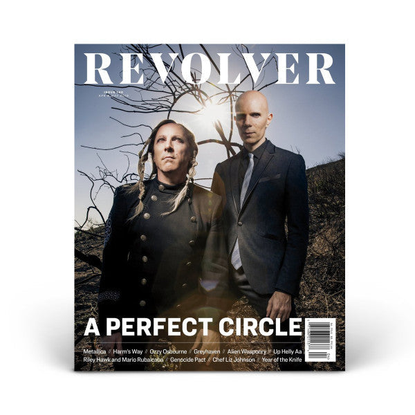 REVOLVER APR/MAY 2018 ISSUE SILVER COLLECTOR'S EDITION FEATURING A PERFECT CIRCLE - ONLY 200 MADE!