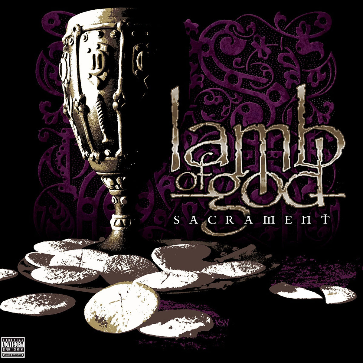 LAMB OF GOD'SACRAMENT' 20TH ANNIVERSARY LP (Blackened Purple Vinyl)