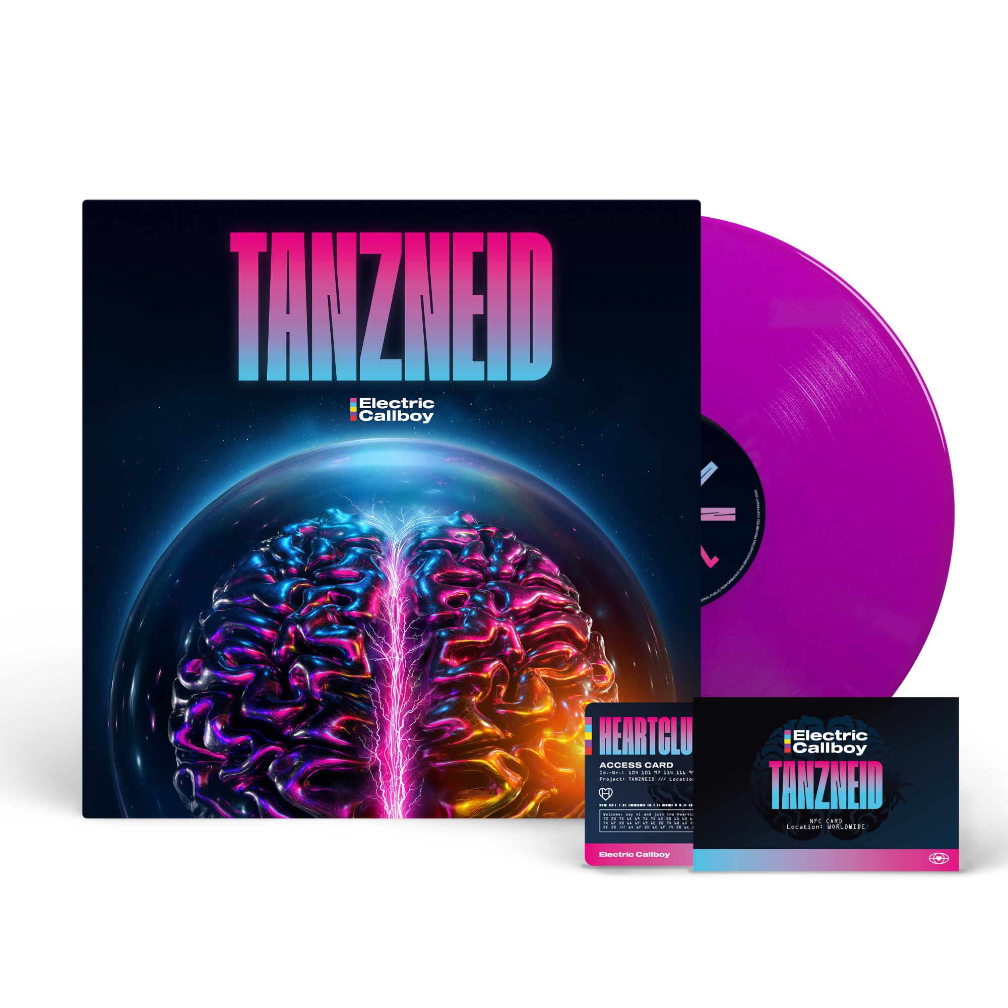ELECTRIC CALLBOY ‘TANZNEID’ LP (Exclusive – Limited to 300, Neon Violet Vinyl)