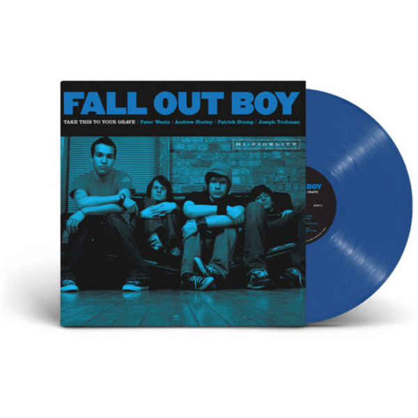 FALL OUT BOY 'TAKE THIS TO YOUR GRAVE' LP (20th Anniversary, Blue Vinyl)