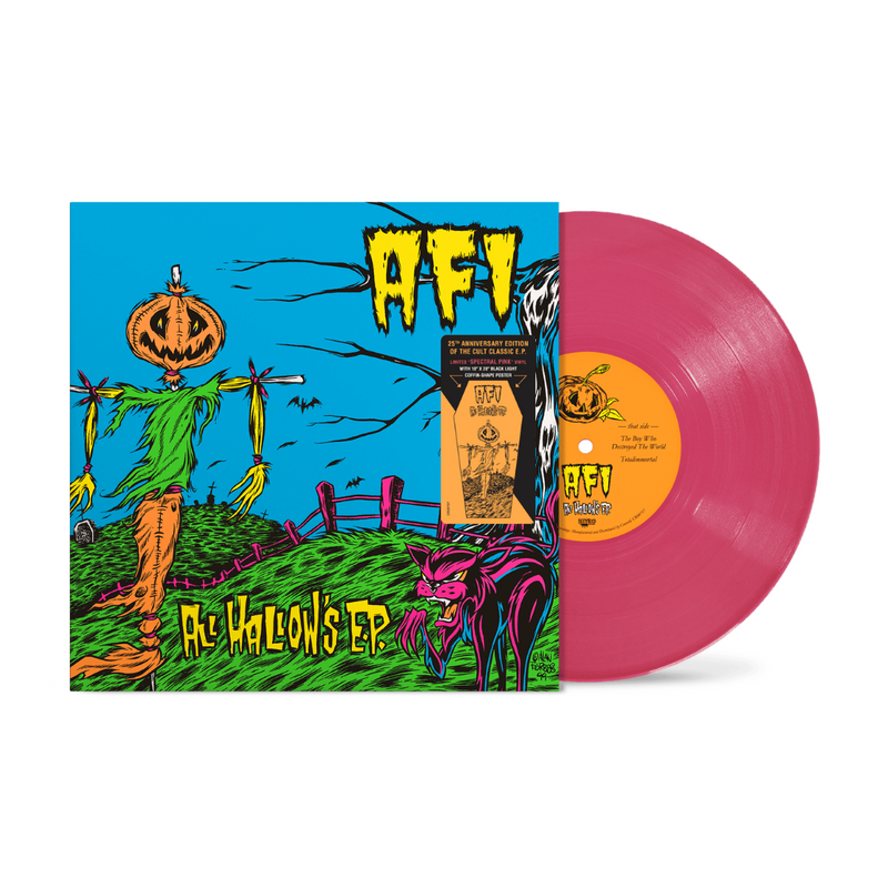 AFI 'ALL HALLOW'S' 10" EP (25th Anniversary, Reissue, Pink Vinyl)