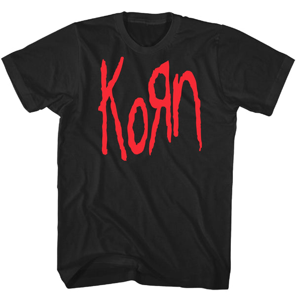 KORN "RED LOGO TEE" T-SHIRT