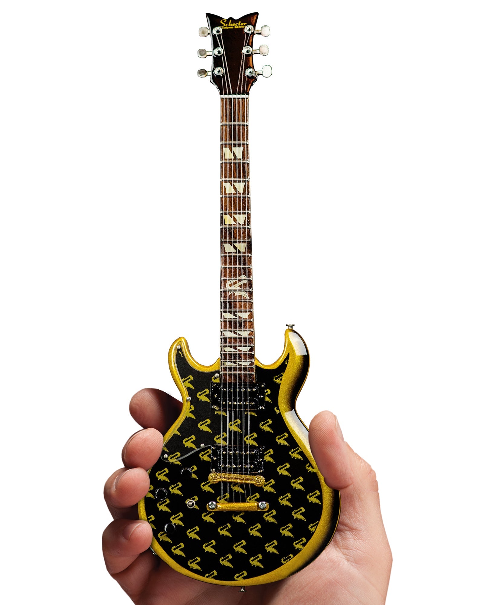 OFFICIALLY LICENSED ZACKY VENGEANCE BLADE SCHECTER MINI GUITAR FROM AV