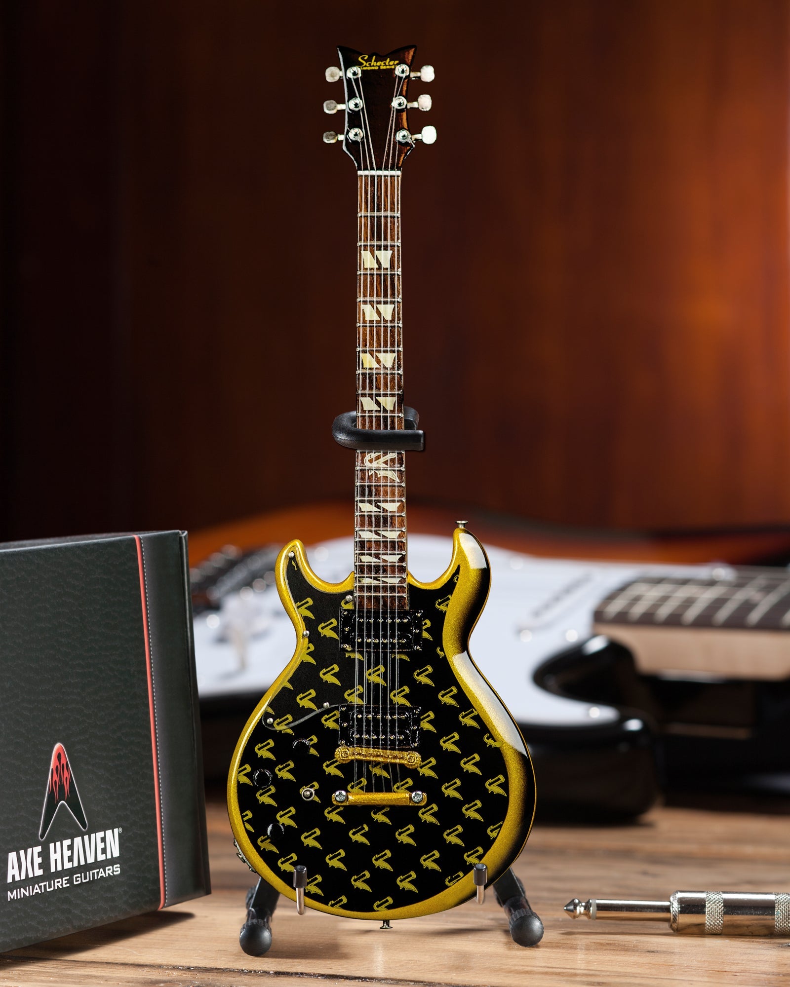 OFFICIALLY LICENSED ZACKY VENGEANCE BLADE SCHECTER MINI GUITAR FROM AV