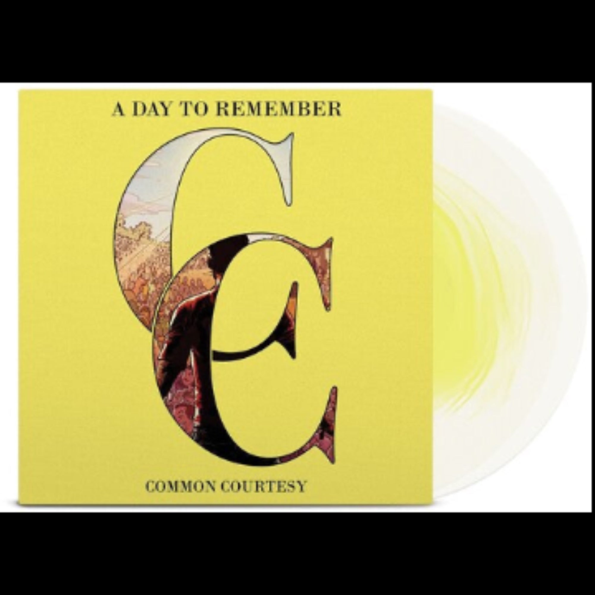 A DAY TO REMEMBER 'COMMON COURTESY' LP (Lemon & Milky Clear Vinyl)