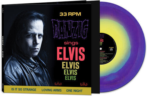 DANZIG 'SINGS ELVIS' LP - PURPLE/YELLOW HAZE
