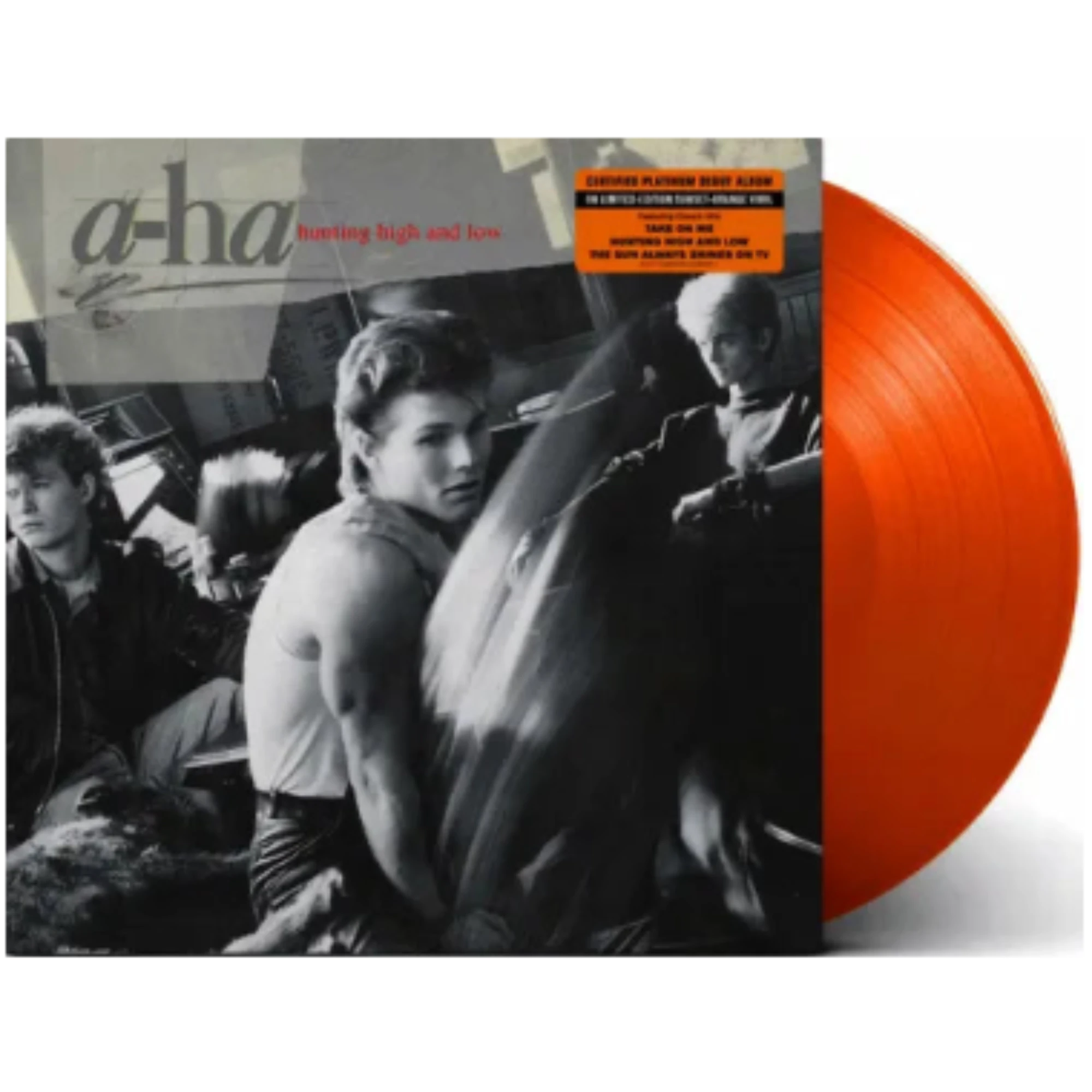 A-HA 'HUNTING HIGH AND LOW' LP (Orange Vinyl)